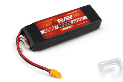 G3 RAY Li-Pol 4900mAh/11.1 26/50C Air pack XT60 zásuvka