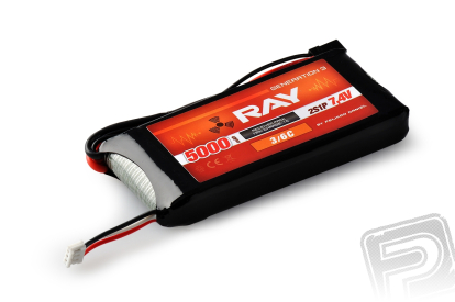 G3 RAY Li-Pol 5000mAh/7,4 3/6C přijímačový pack 37,0Wh