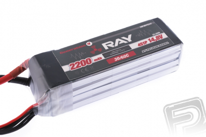 G4 RAY Li-Po 2200mAh/14.8 30/60C Air pack