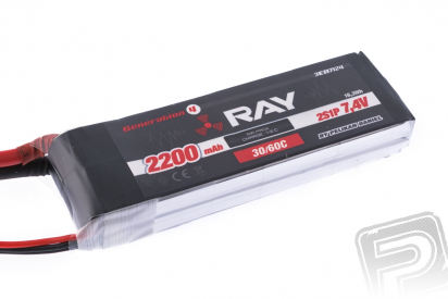 G4 RAY Li-Po 2200mAh/7,4 30/60C Air pack