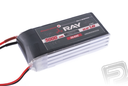 G4 RAY Li-Po 5000mAh/7,4 30/60C RX