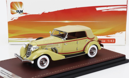 Glm-models Auburn 851 Supercharged Phaeton Cabriolet Closed 1935 1:43 Žlutá