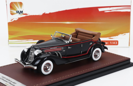 Glm-models Auburn 851 Supercharged Phaeton Cabriolet Open 1935 1:43 Black