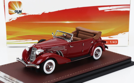 Glm-models Auburn 851 Supercharged Phaeton Cabriolet Open 1935 1:43 Red