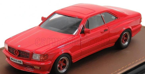 Glm-models Mercedes benz S-class 560sec 6.0 Amg (c126) Coupe 1984 1:43 Red