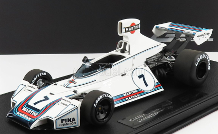 Gp-replicas Brabham F1  Ford Bt44b Martini N 7 Season 1975 Carlos Reutemann - Con Vetrina - With Showcase 1:18 Bílá