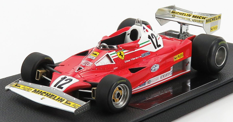 Gp-replicas Ferrari F1 312t2 Scuderia Ferrari Sefac Team N 12 1:18, červená