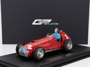Gp-replicas Ferrari F1  375 N 2 Winner Italy Monza Gp (with Pilot Figure) 1951 Alberto Ascari 1:18 Red