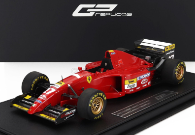 Gp-replicas Ferrari F1  412t2 N 27 Season 1995 Jean Alesi - Con Vetrina - With Showcase 1:18 Red