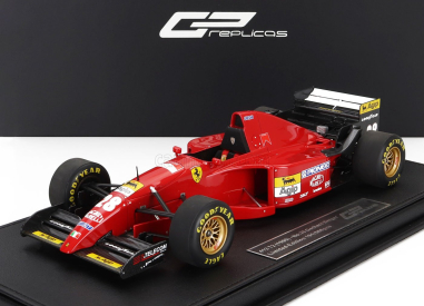 Gp-replicas Ferrari F1  412t2 N 28 Season 1995 Gerhard Berger - Con Vetrina - With Showcase 1:18 Red