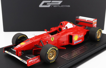 Gp-replicas Ferrari F1  F310b Team Scuderia Ferrari Marlboro N 5 Winner Canada Gp 1997 Michael Schumacher - Con Vetrina - With Showcase 1:18 Červená Bílá