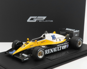 Gp-replicas Renault F1  Re40 N 16 3rd French Gp 1983 Eddie Cheevert 1:18 Černá Žlutá Bílá