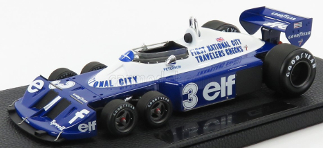 Gp-replicas Tyrrell F1  P34/2 Elf Ford Six Wheels N 3 Season Gp 1977 R.peterson 1:18 Modrá Bílá