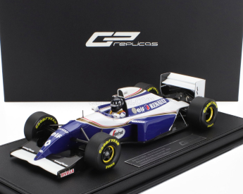 Gp-replicas Williams F1  Fw16 Team Rothmans Renault N 0 2nd Brazilian Gp (with Pilot Figure) 1994 Damon Hill 1:18 Modrá Bílá