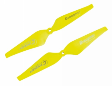 Graupner COPTER Prop 10x4 pevná vrtule (2ks.) - žluté