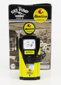 Greenlight Accessories Benzínová pumpa Wayne 100-a Beeline 1948 1:18, žlutá
