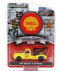 Greenlight Chevrolet C-30 Truck Pick-up Shell Odtahový vůz 1967 1:64, žlutá