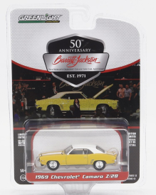 Greenlight Chevrolet Camaro Z/28 Coupe 1969 1:64 Žlutá Bílá