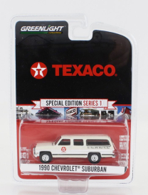 Greenlight Chevrolet Suburban Texaco 1990 1:64 Bílá