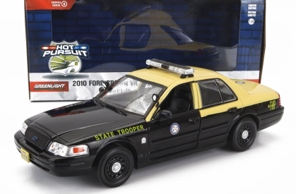 Greenlight Ford usa Crown Victoria Police Interceptor Florida 2010 1:24 Černý Krém