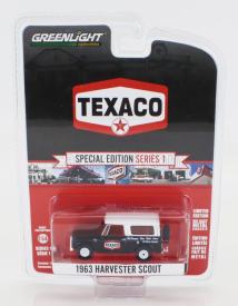 Greenlight Harvester Scout Texaco 1963 1:64 Černá Bílá