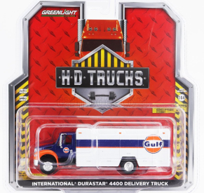 Greenlight International Durastar 4400 Truck Gulf 2019 1:64 Bílá Modrá Oranžová