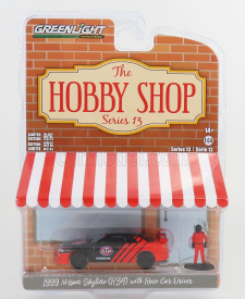 Greenlight Nissan Skyline (r34) Gt-r Stp With Race Car Driver 1999 1:64 Červená Černá