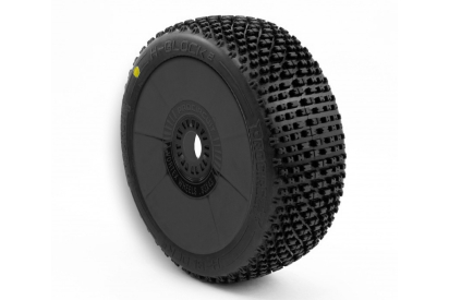 H-BLOCK V2 BUGGY C2 (SOFT) nalepené gumy, černé disky, 2 ks.
