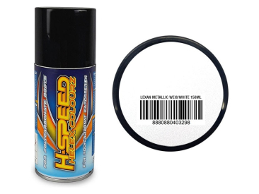 H-Speed barva ve spreji metalická bílá 150ml