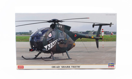 Hasegawa Bell Oh-6d Shark Teeth Helicopter Military 1969 1:48 /