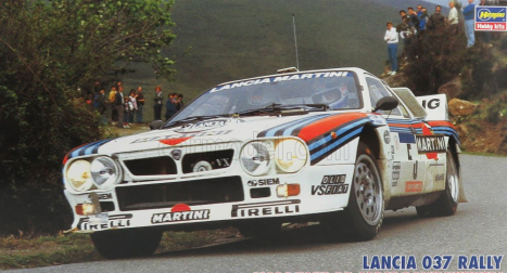 Hasegawa Lancia 037 Team Martini Racing N 5 Winner Rally Tour De Corse 1984 1:24