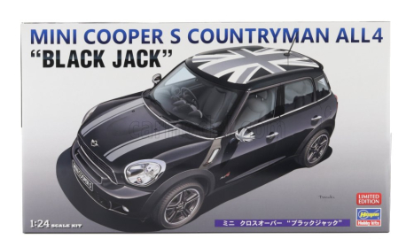 Hasegawa Mini Copper S Countryman All4 Black Jack 2012 1:24 /