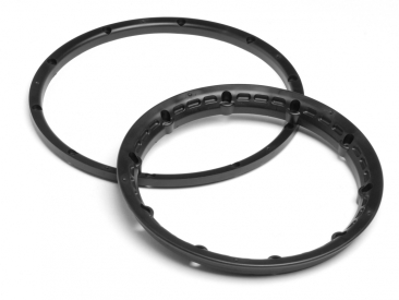 Heavy Duty Wheel Bead Lock Rings (Black/For 2 Whl)