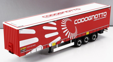 Herpa Trailer Přívěs pro Truck Codognotto Logistic Transports - Rimorchio Telonato 1:87