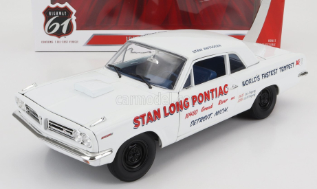 Highway61 Pontiac Tempest Stan Long Pontiac Detroit Michigan 1963 1:18 Bílá