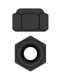 Hliníkové Nylon STOPmatky M2 - šedé - 10 ks.