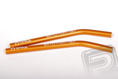 Hliníkové vzpěry/sloupky 6x101mm oranžové (2 ks.)