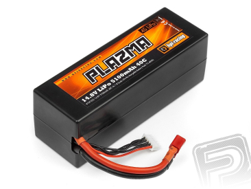 HPI - Plazma 14,8V 5100mAh 40C LiPo HARDCASE