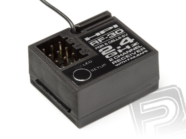 HPI RF-30 přijímač (2.4GHz /2kanál/6V, 5čl aku)