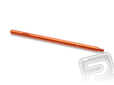Hřídel zadní nápravy, ALU 6,3x130mm (oranžová)