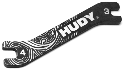 HUDY Klíč na spojovací tyče 3 & 4 mm V2