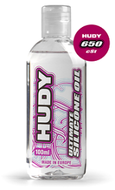 HUDY Prémiový silikonový olej 650 cSt - 100 ml