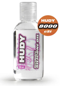 HUDY Prémiový silikonový olej 8000 cSt - 50 ml