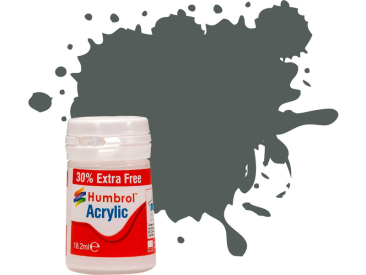 Humbrol akrylová barva #1 šedá základní matná 18ml