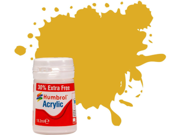 Humbrol akrylová barva #16 zlatá metalická 18ml