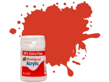 Humbrol akrylová barva #174 signální červená polomatná 18ml