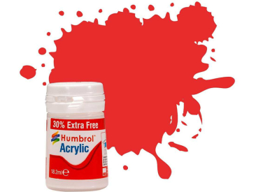 Humbrol akrylová barva #209 signální oranžová lesklá 18ml