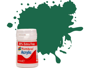 Humbrol akrylová barva #30 tmavě zelená matná 18ml