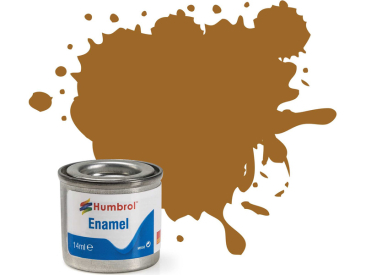 Humbrol emailová barva #234 tmavá okrová matná 14ml