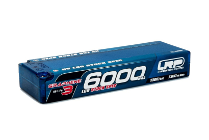 HV LCG Stock Spec GRAPHENE-3 6000mAh Hardcase Akku - 7.6V LiPo - 130C/65C